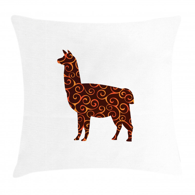 Animal Silhouette Lines Pillow Cover