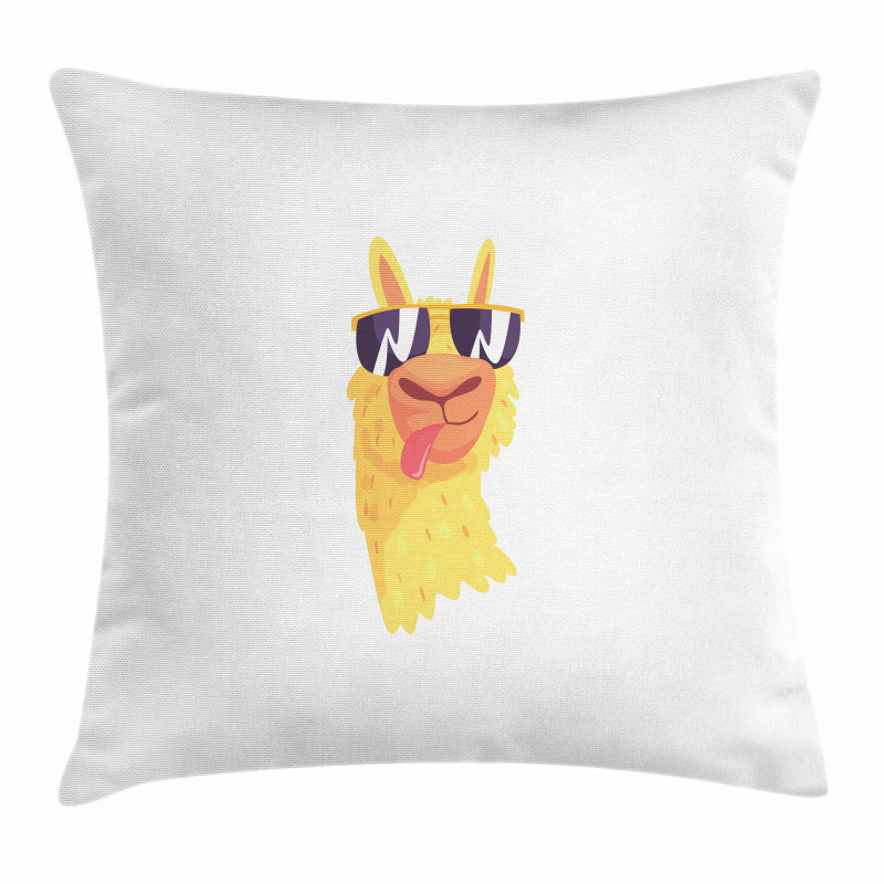 Sunglasses Wearing Animal Pillow Cover