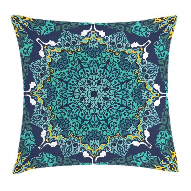 Ottoman Motif Pillow Cover