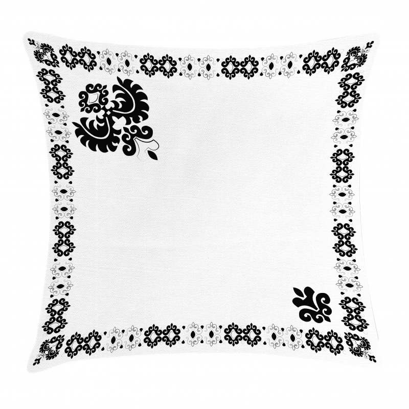 Oriental Frame Pillow Cover