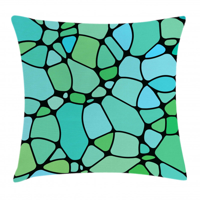 Mosaic Abstract Composition Pillow Cover