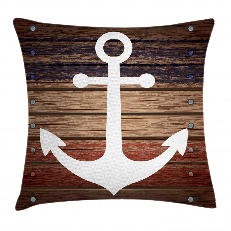Boat Theme Anchor Motif Pillow Cover