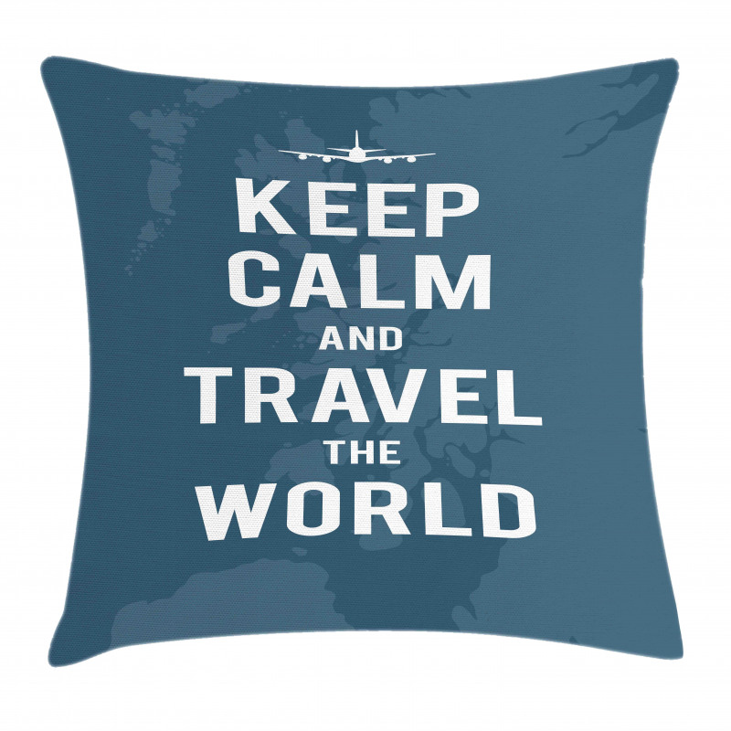 Travel the World UK Pillow Cover