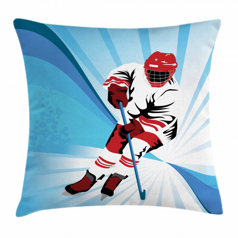 Player Strong Shot Goal Pillow Cover