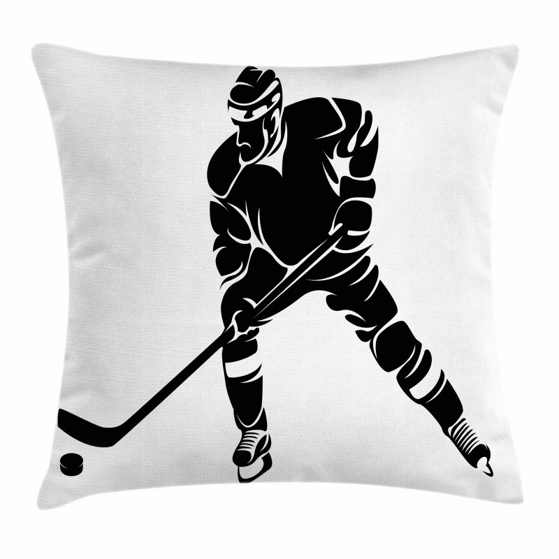 Black Silhouette Match Pillow Cover
