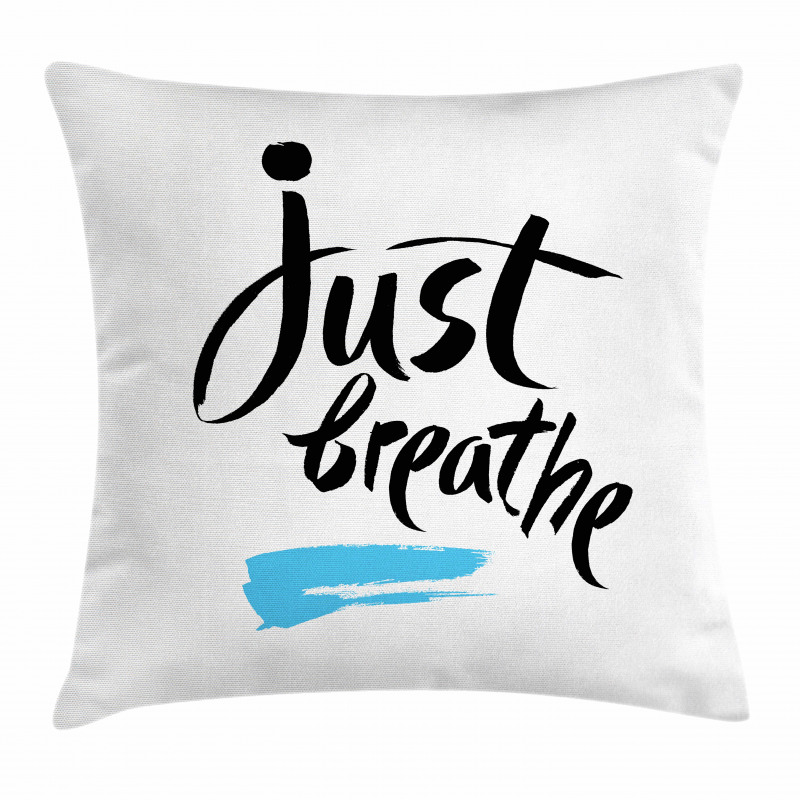 Words Calligraphy Pillow Cover