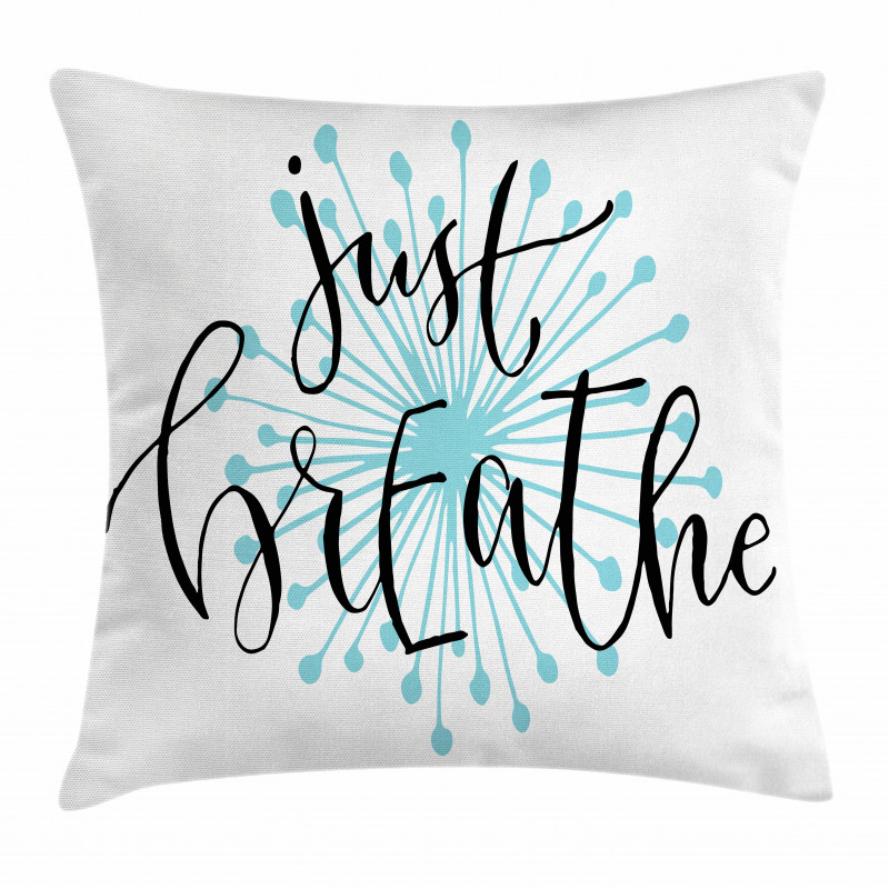 Optimistic Saying Pillow Cover