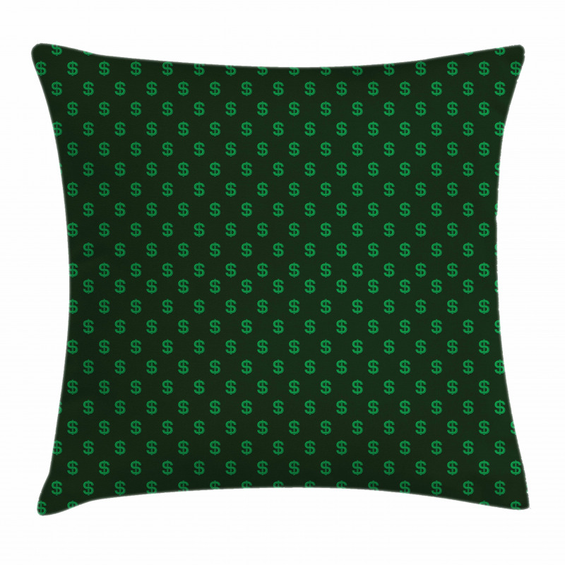 Monetary Sign of USA Pillow Cover