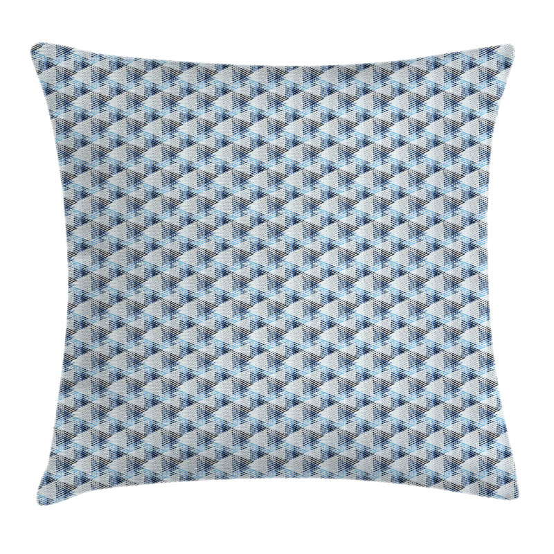 Eighties Lines Design Pillow Cover