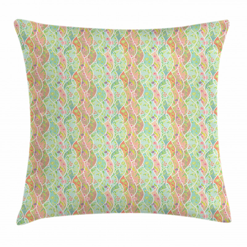 Fresh Foliage Leaf Pillow Cover