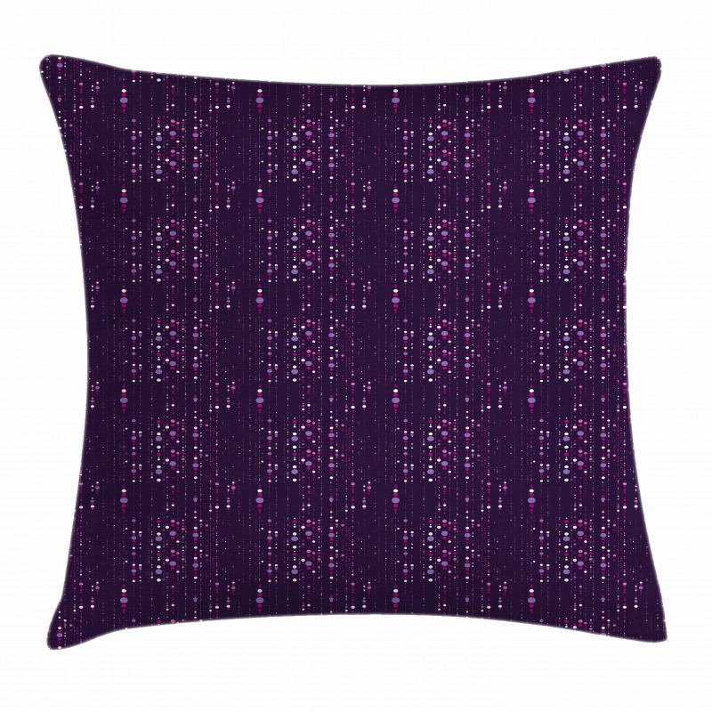 Purple Toned Dots Pillow Cover