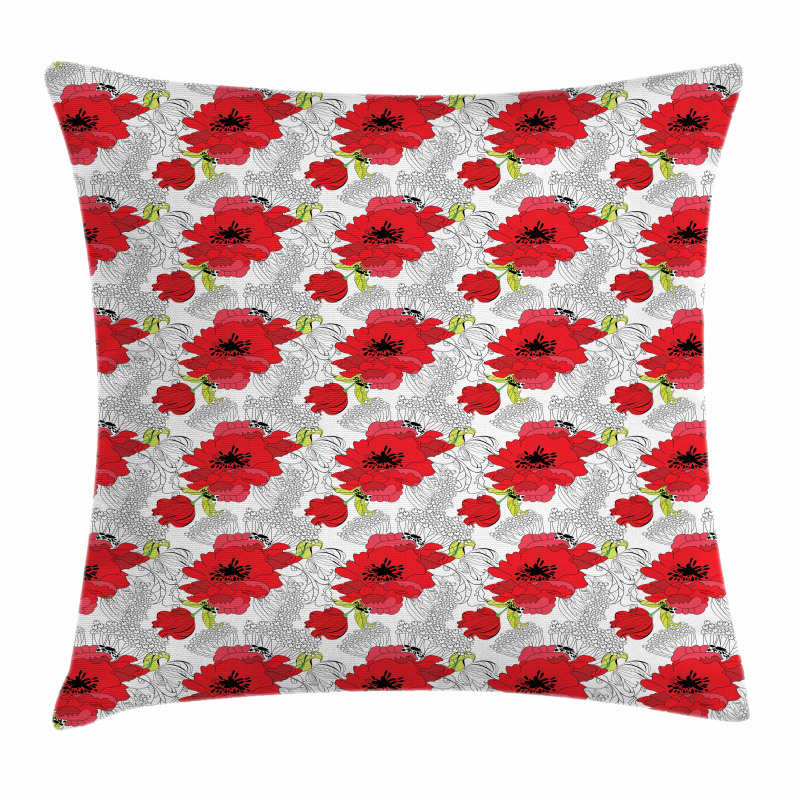 Bouquet of Spring Blooms Pillow Cover
