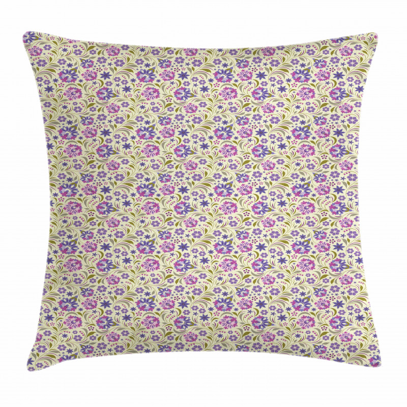 Pale Toned Pattern Pillow Cover