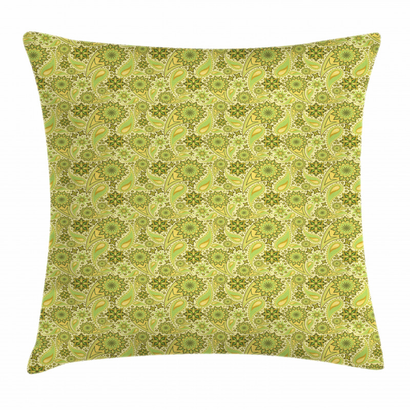 Paisley Motifs Pillow Cover