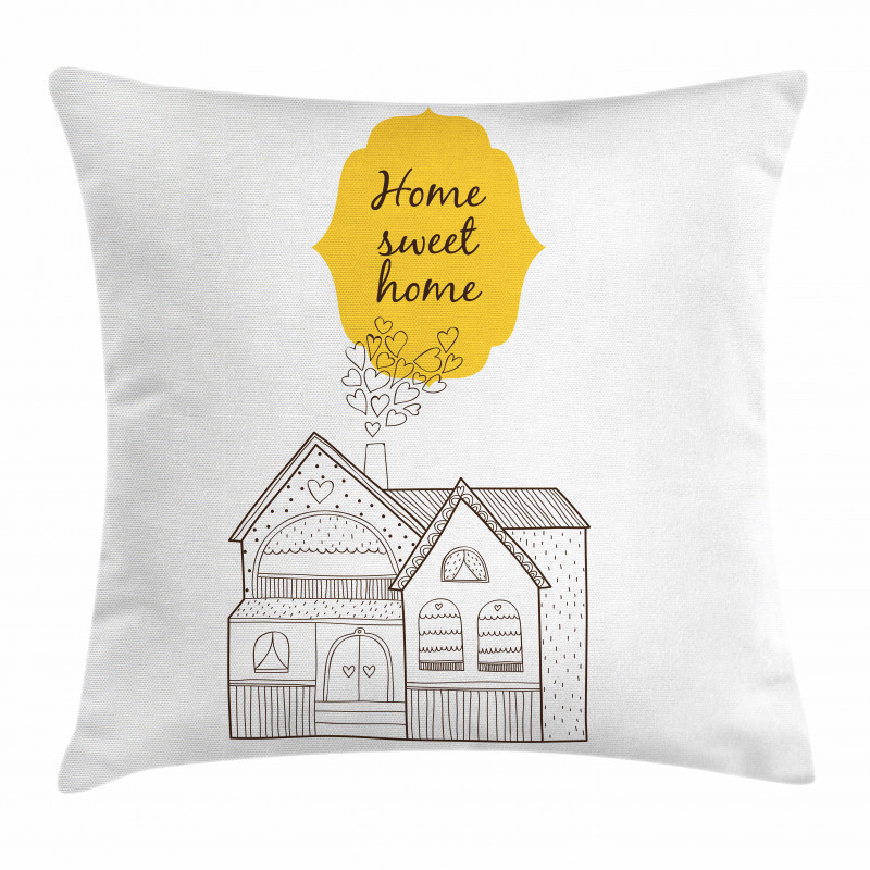 Village House Pillow Cover