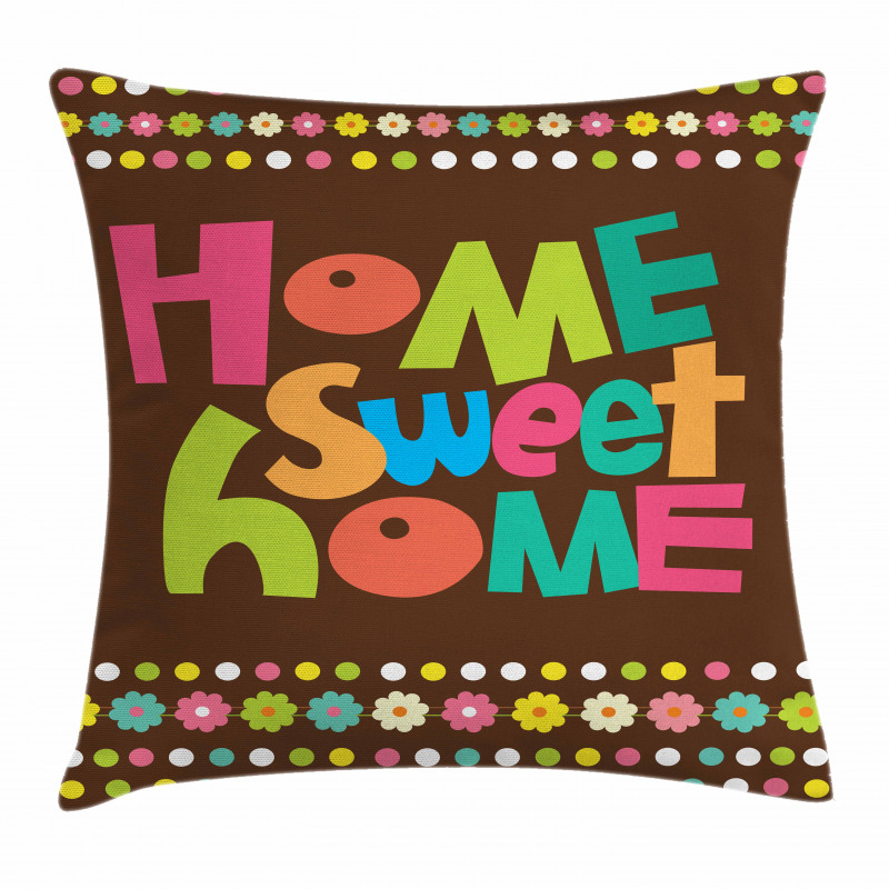Colorful Funky Pillow Cover