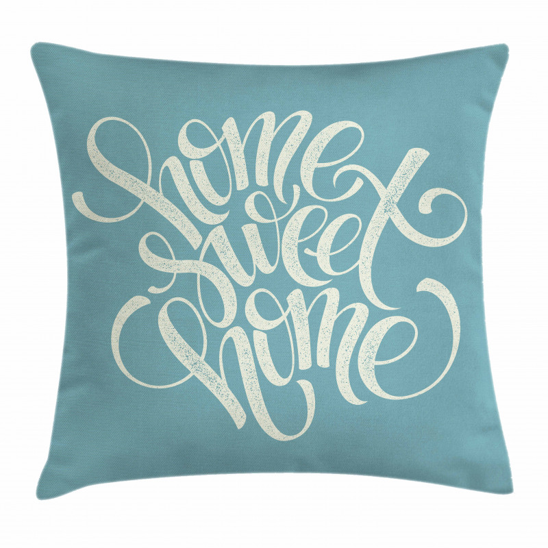 Grunge Letters Pillow Cover
