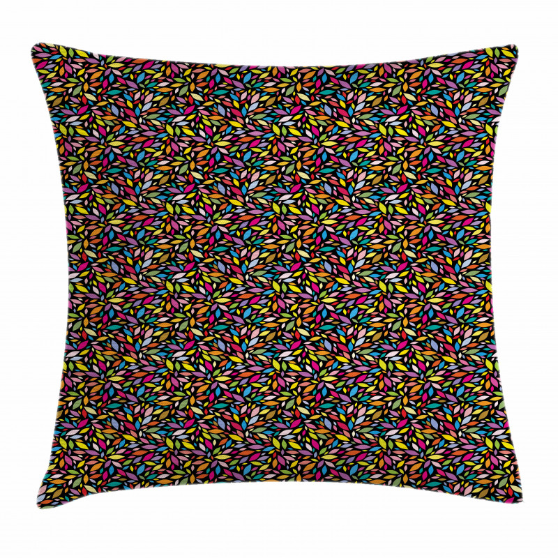 Abstract Petals Floral Pillow Cover