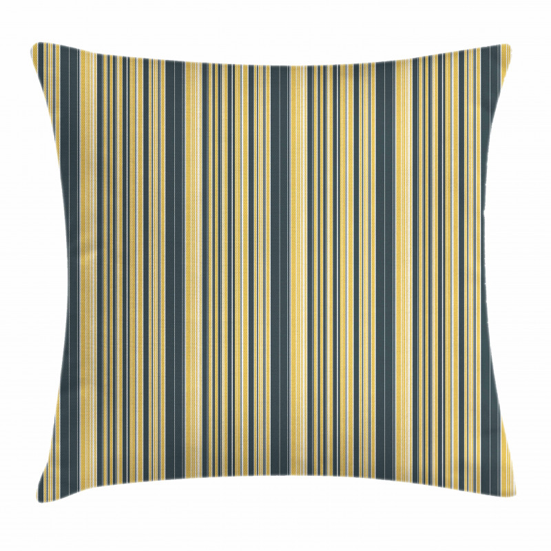 Retro Vertical Lines Pillow Cover