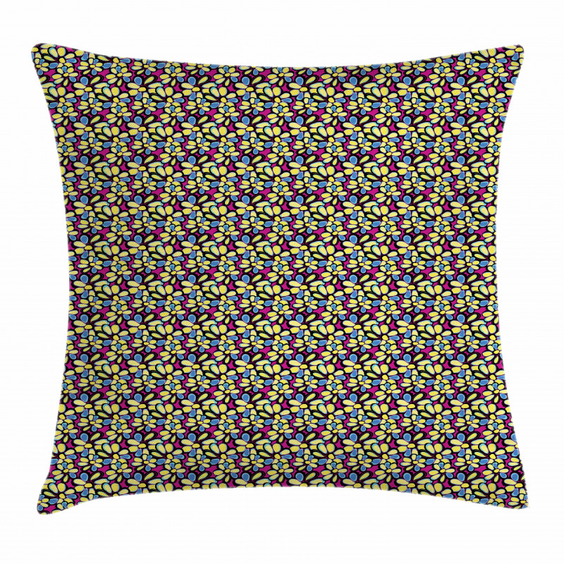 Daisy Graffiti Pillow Cover