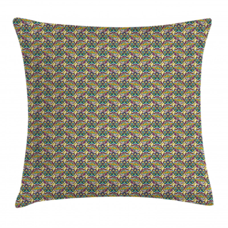 Boho Mandala Patchwork Pillow Cover