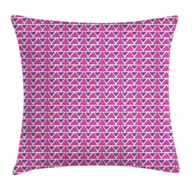 Hand Drawn Triangles Pillow Cover