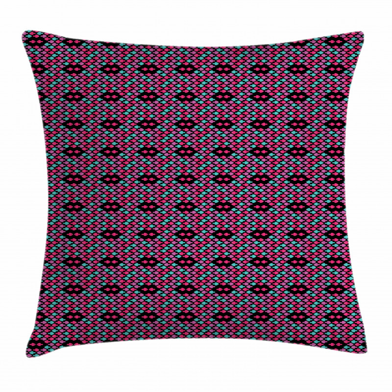 Subaquatic Silhouettes Pillow Cover