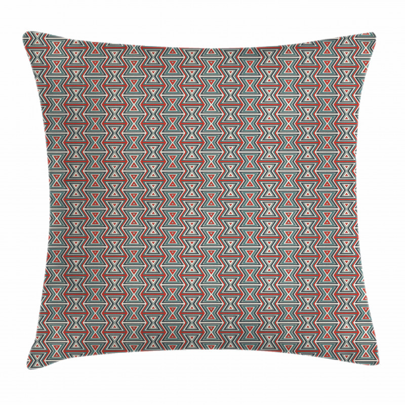 Hourglass Pattern Pillow Cover