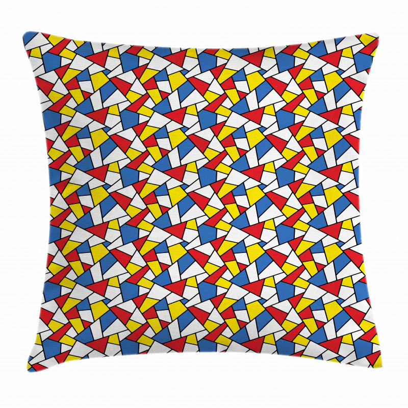 Colorful Stained Glass Pillow Cover