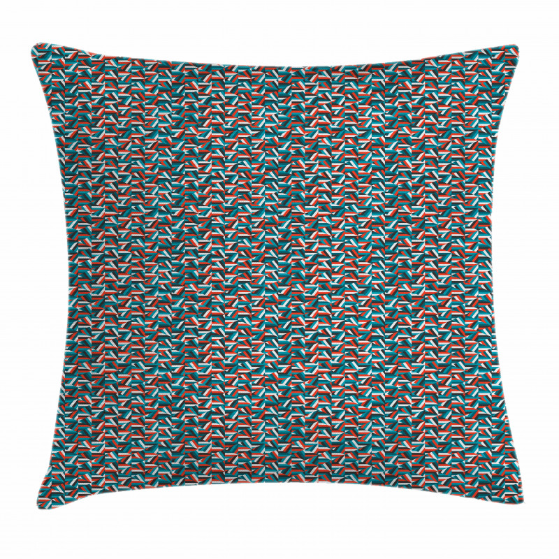 Triangle Shapes Mosaic Pillow Cover