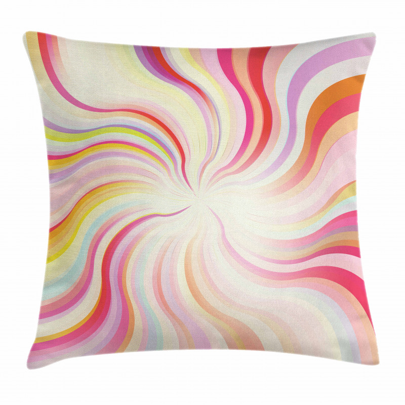 Wavy Lines Sixties Pillow Cover