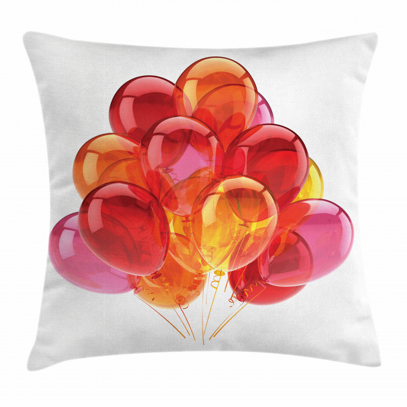 Warm Balloons Pillow Cover