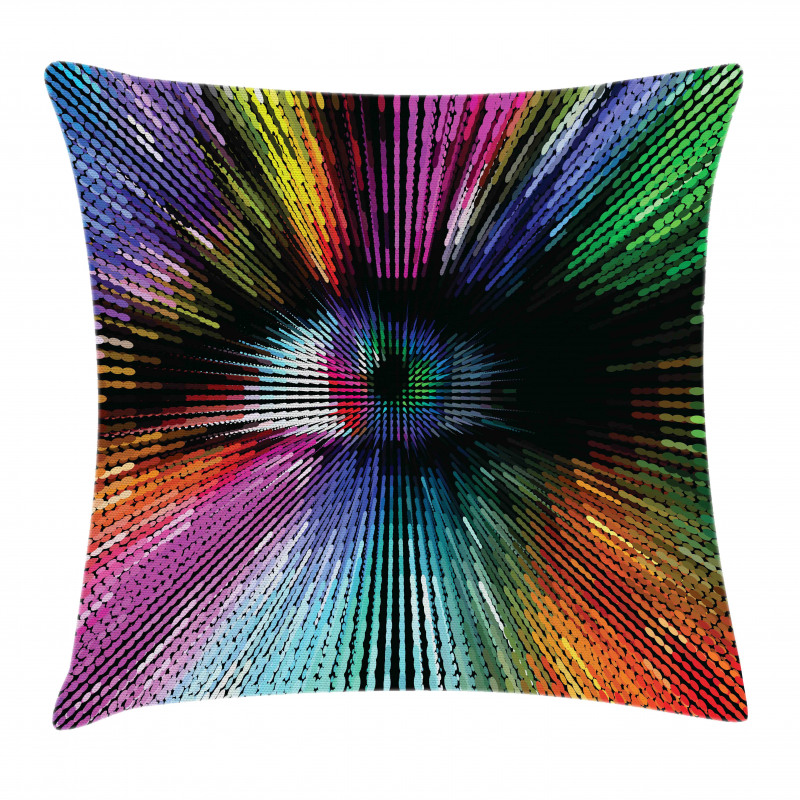 Abstract Vibrant Optical Pillow Cover