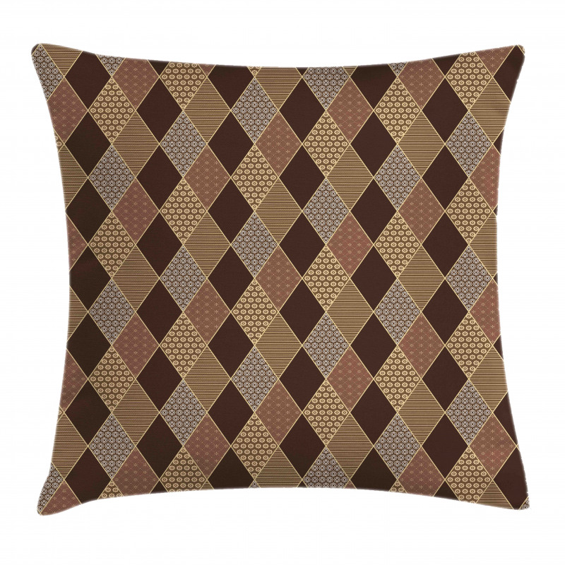 Lozenge Pattern Pillow Cover