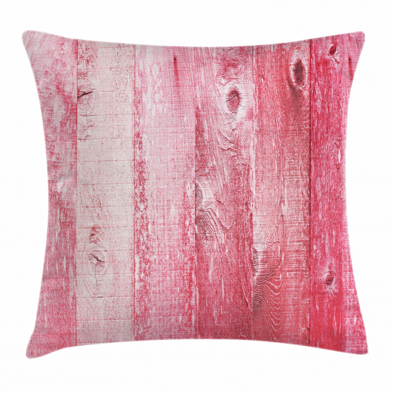 Distressed Wood Pillow Cover