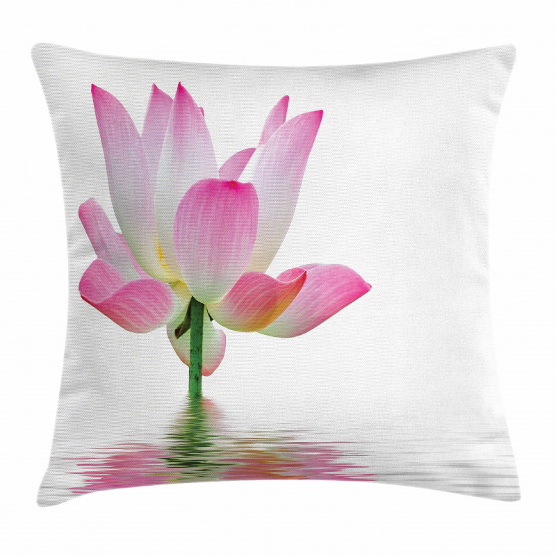 Lotus in Water Pillow Cover