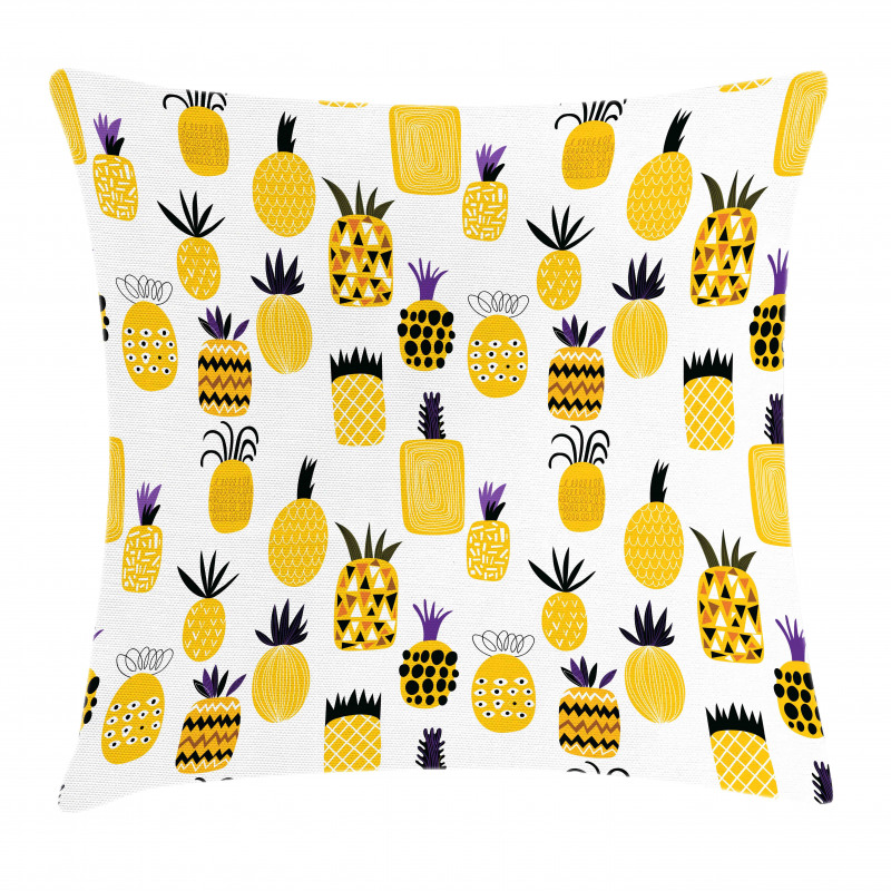 Summertime Pineapples Pillow Cover