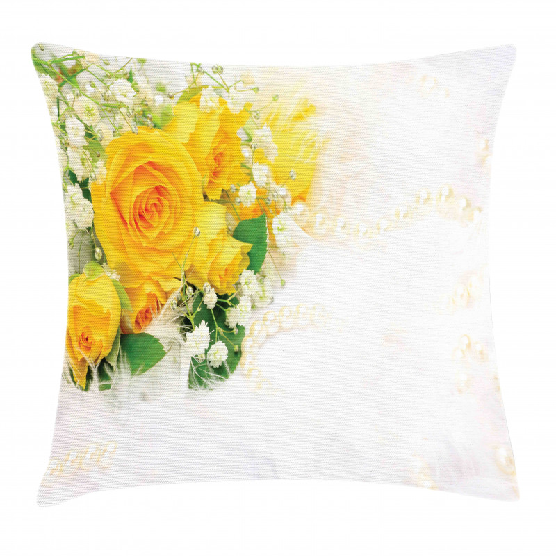Bouquet of Romantic Flower Pillow Cover