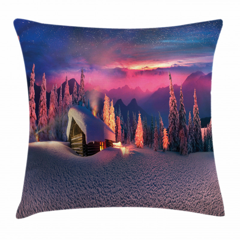 Wild Alpine Scene Pillow Cover