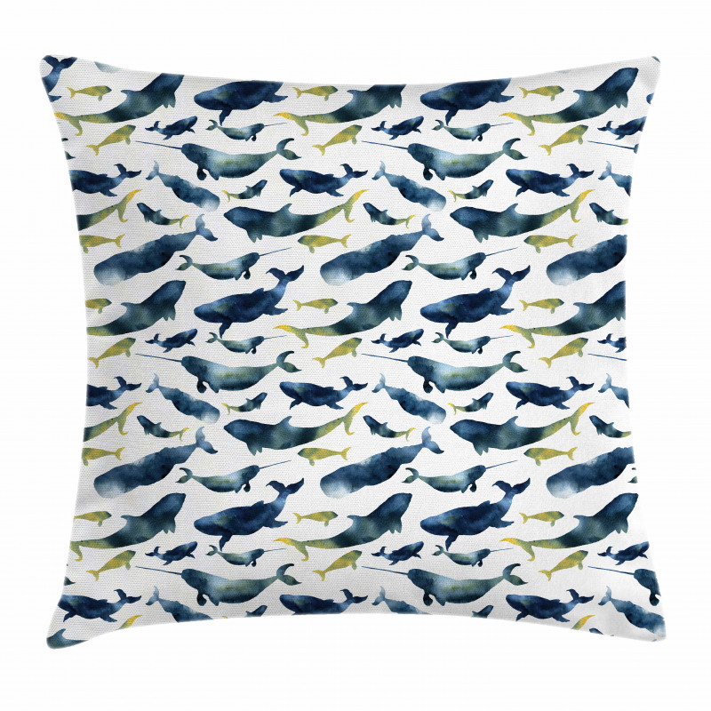 Watercolor Mammals Pillow Cover