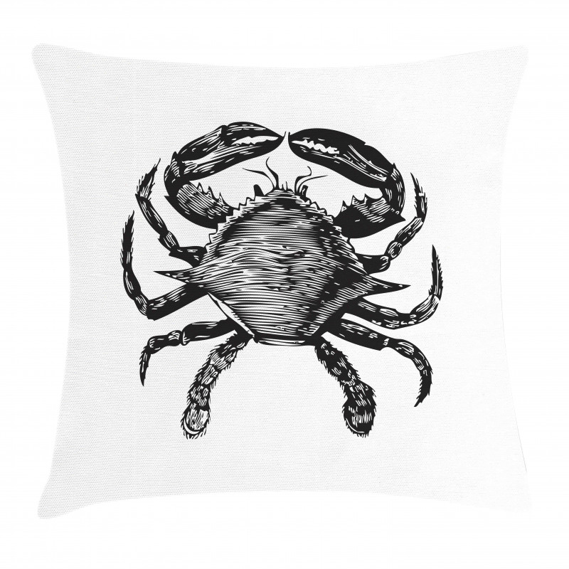 Crustacean Family Artwork Pillow Cover
