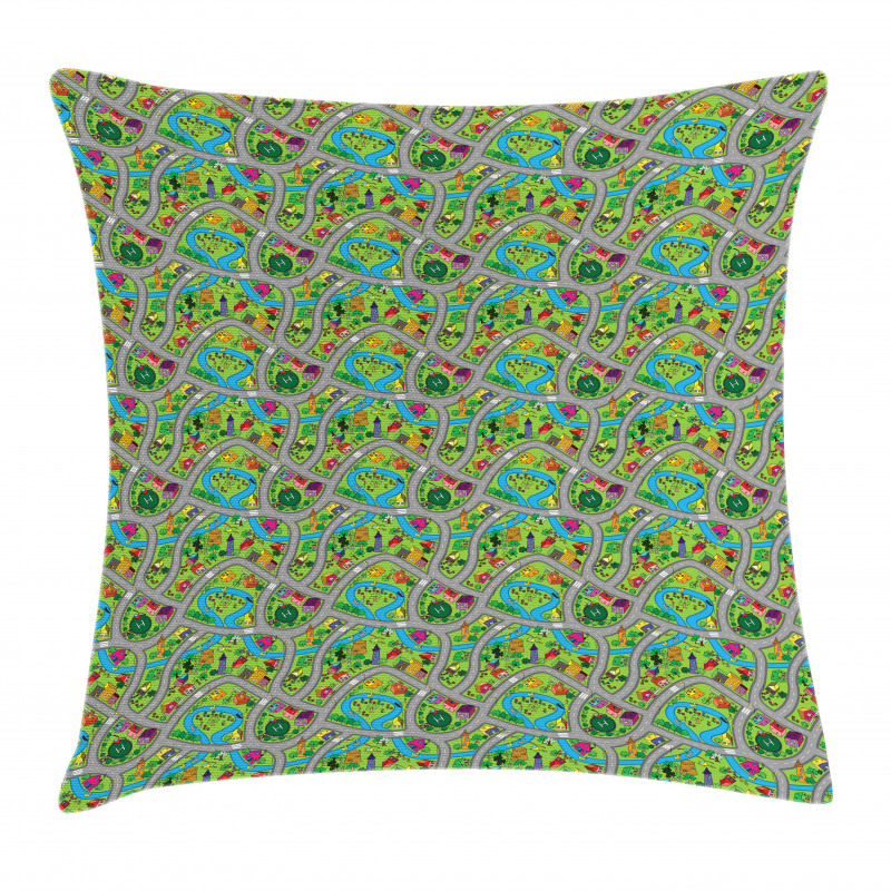 Suburb Area Pillow Cover