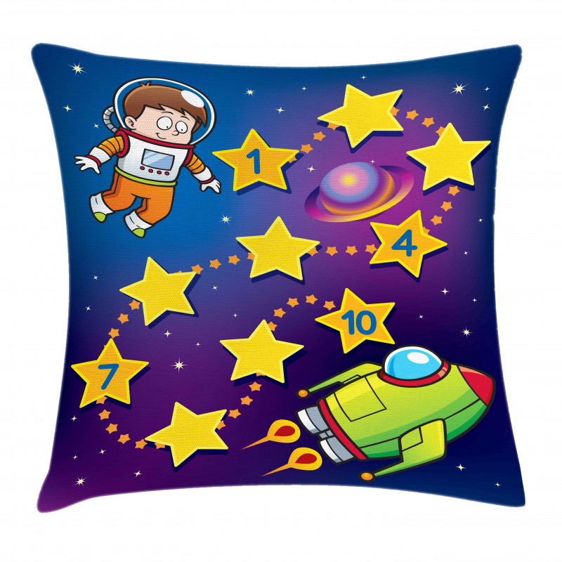 Space Astronaut Pillow Cover