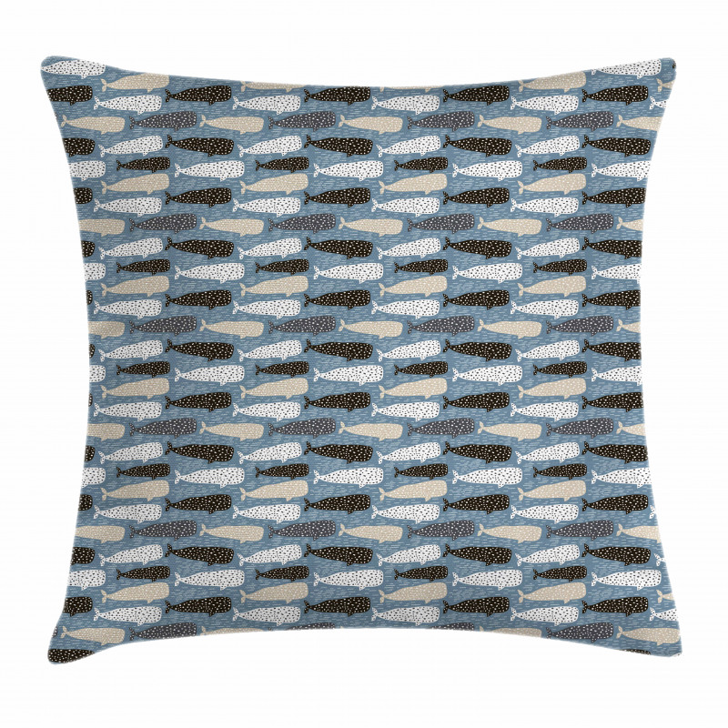 Abstract Art Silhouettes Pillow Cover