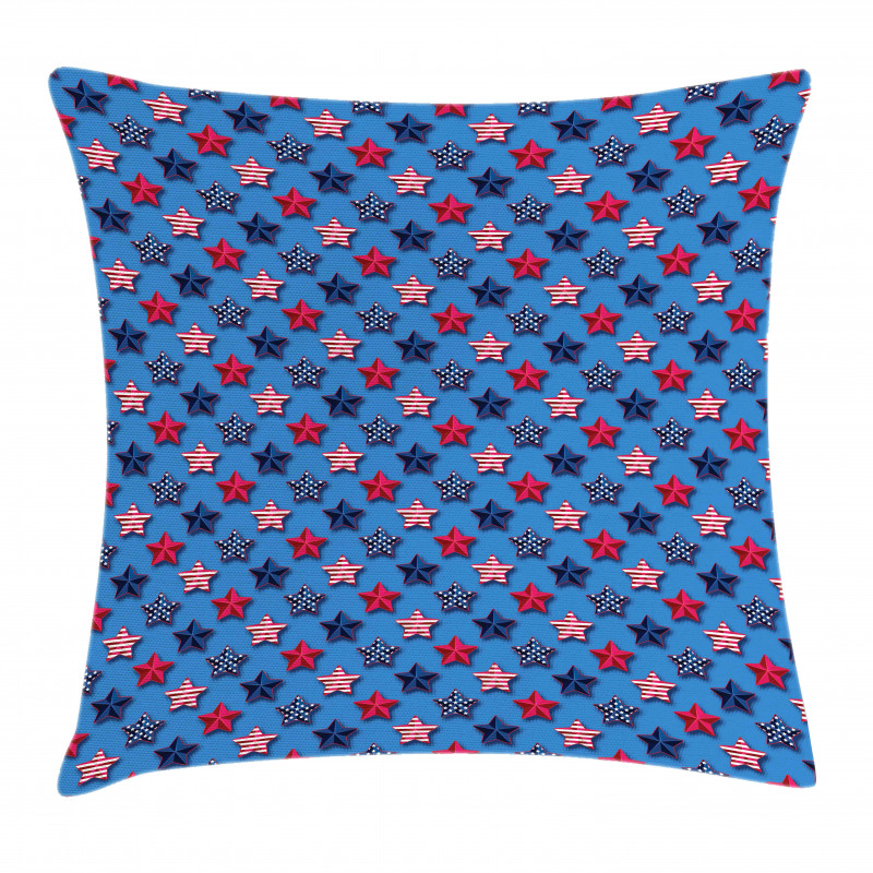 Patriot Motifs Pillow Cover