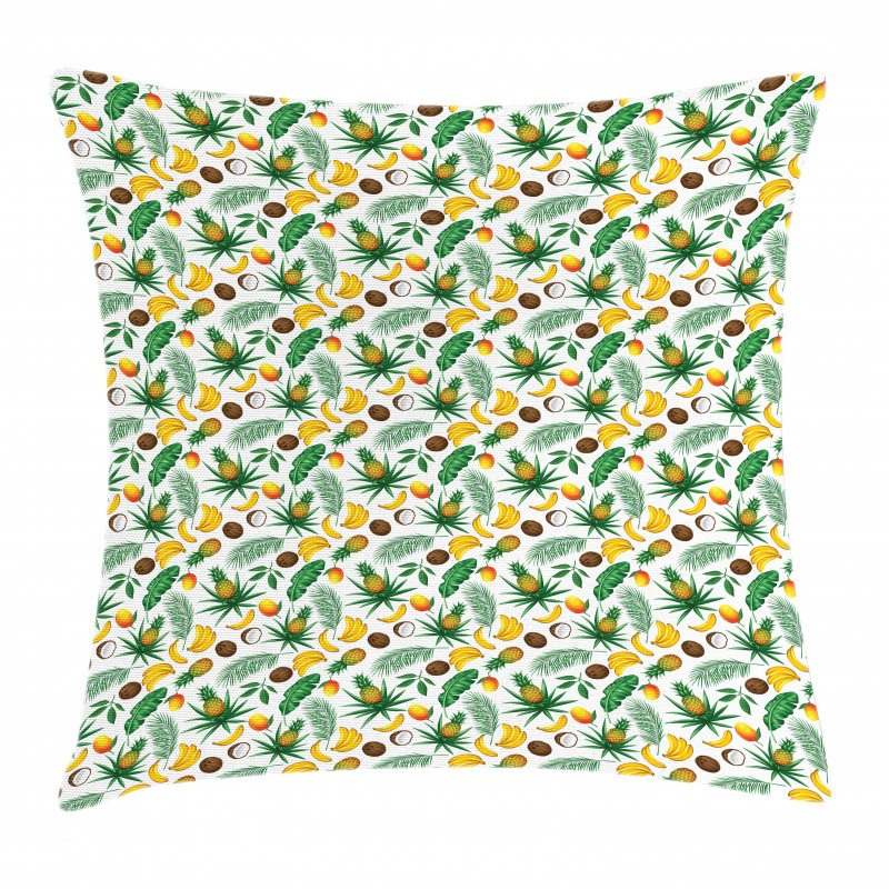 Coconut Pineapple Pillow Cover
