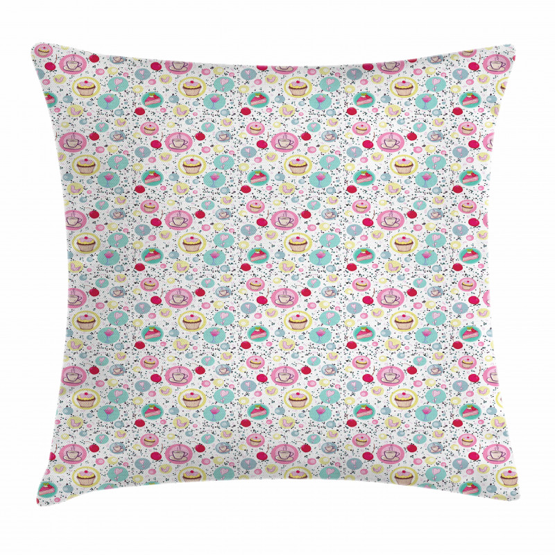 Coffee and Sweets Pillow Cover