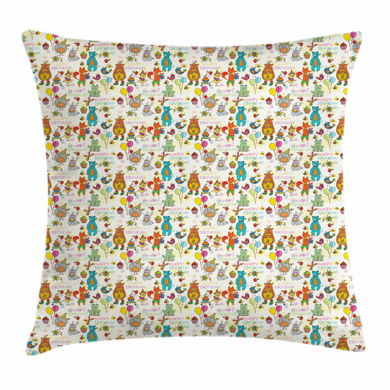 Event Cartoon Pillow Cover