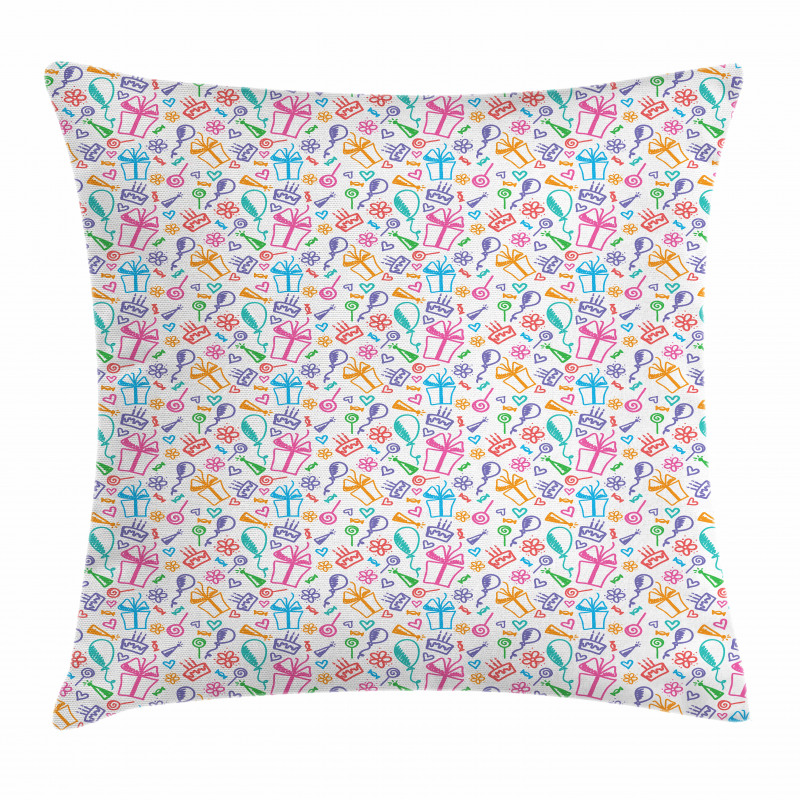 Kids Baby Doodle Pillow Cover