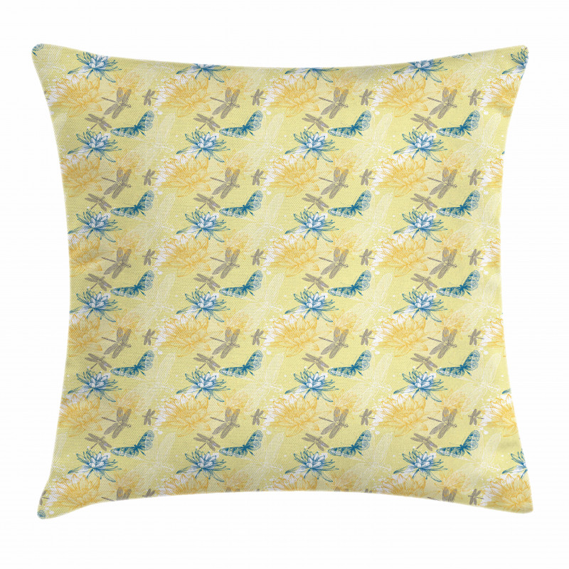 Water Lilies Pillow Cover